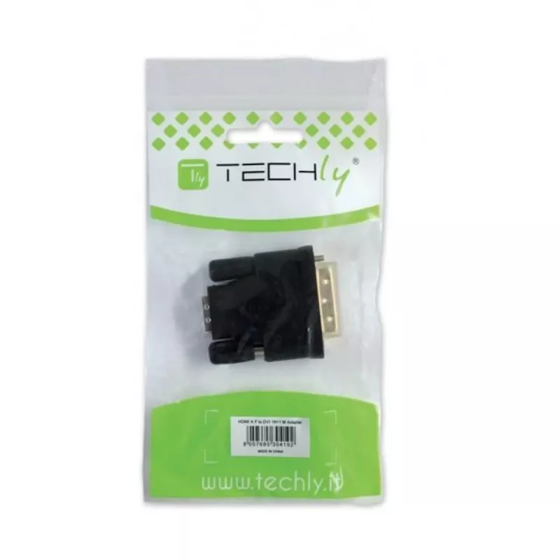 Techly DVI - analoginen VGA F/M sovitin IADAP DVI-9100, VGA, DVI-I, musta