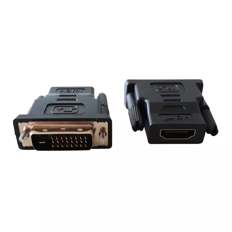 Kaapelisovitin DVI-D musta Techly IADAP-DVI-HDMI-F