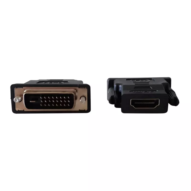 Kaapelisovitin DVI-D musta Techly IADAP-DVI-HDMI-F