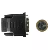 Kaapelisovitin DVI-D musta Techly IADAP-DVI-HDMI-F