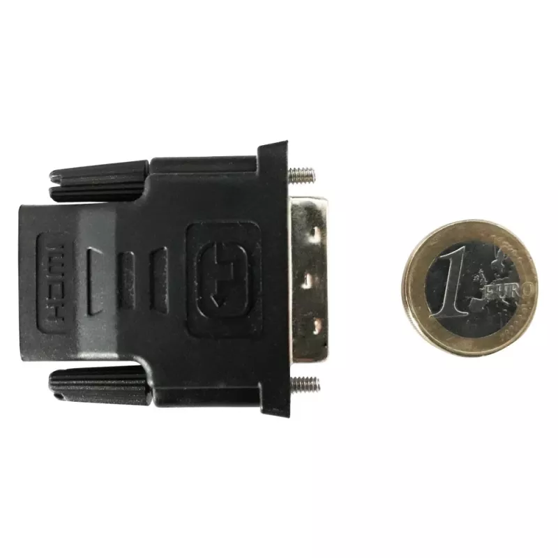 Kaapelisovitin DVI-D musta Techly IADAP-DVI-HDMI-F