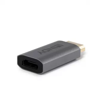DisplayPort-HDMI-sovitin Lindy 41095 — tukee jopa 4K 120 Hz