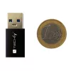 USB-sovitin Techly IADAP USB3-AFT USB A - USB C musta