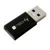 USB-sovitin Techly IADAP USB3-AFT USB A - USB C musta