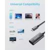 USB-näytönohjainadapteri Anker A83120A1 — USB 3.2 Gen 1, musta/harmaa, kaapeli 0,15 m