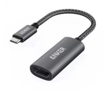 USB-näytönohjainadapteri Anker A83120A1 — USB 3.2 Gen 1, musta/harmaa, kaapeli 0,15 m