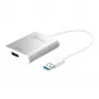j5create JUA354 USB 3.0 - 4K HDMI näyttöadapteri hopea