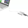 j5create JUA354 USB 3.0 - 4K HDMI näyttöadapteri hopea