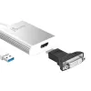 j5create JUA354 USB 3.0 - 4K HDMI näyttöadapteri hopea