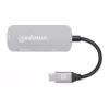Manhattan USB-C-telakka/keskitin HDMI USB-A USB-C 100W Power Delivery 4K 60Hz