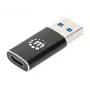 Manhattan 153980 USB-C (naaras) – USB-A (uros) -sovitin, USB 3.2 Gen 2, 10 Gbps