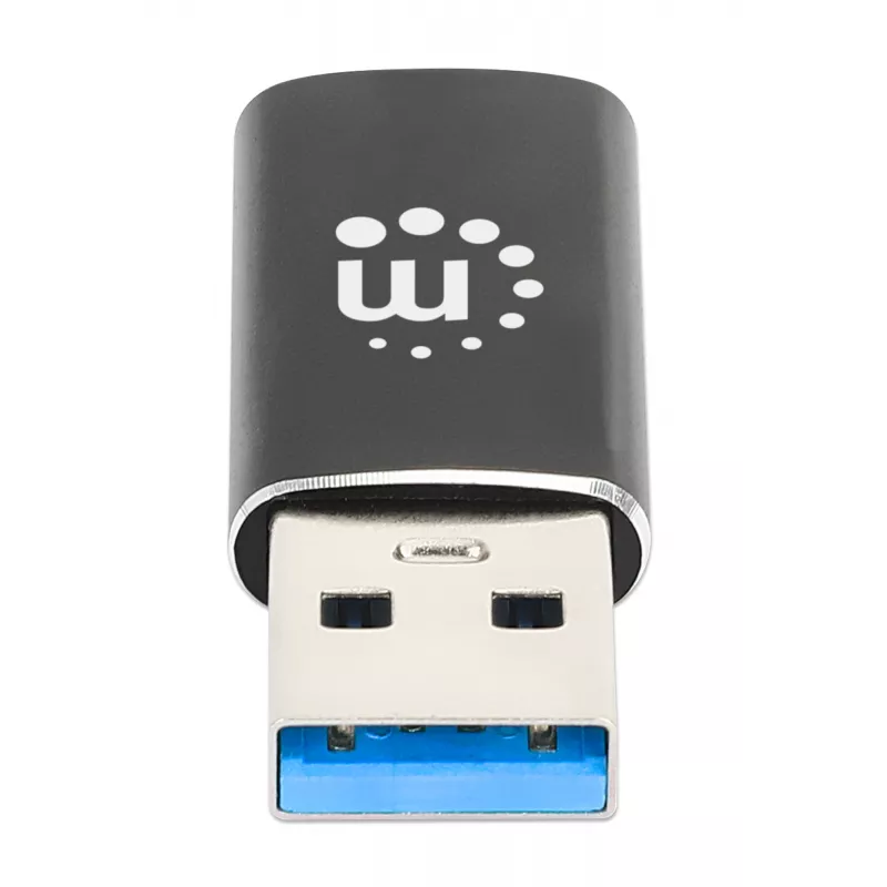 Manhattan 153980 USB-C (naaras) – USB-A (uros) -sovitin, USB 3.2 Gen 2, 10 Gbps