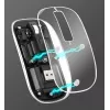 Langaton hiiri Manhattan läpinäkyvä ladattava USB