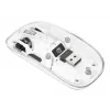 Manhattan läpinäkyvä ladattava langaton USB-hiiri