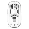 Manhattan läpinäkyvä ladattava langaton USB-hiiri
