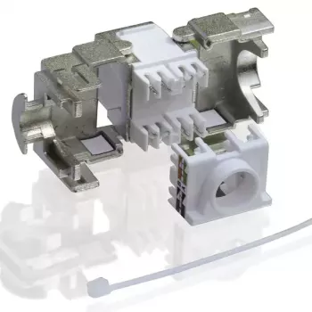 Cat.6a Keystone RJ-45 suojattu työkaluton VALUE 26.99.0366