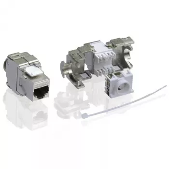 Cat.6a Keystone RJ-45 suojattu työkaluton VALUE 26.99.0366
