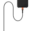 USB-C-USB-C-latauskaapeli Eaton 1,5 m – Kevlar-ydin, USB 2.0, musta/oranssi