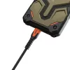 USB-C-USB-C-latauskaapeli Eaton 1,5 m – Kevlar-ydin, USB 2.0, musta/oranssi