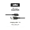 Mophie Essentials latauskaapeli | 1 m USB-kaapeli USB 2.0 USB A USB C musta