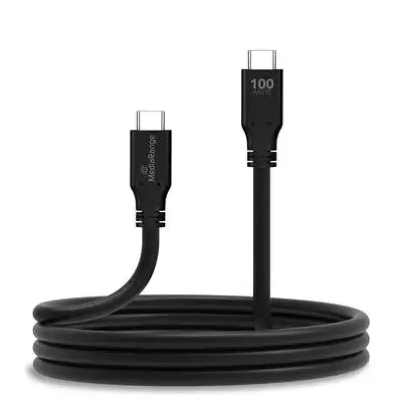USB-kaapeli MediaRange MRCS218 3 m USB 3.2 Gen 1 USB C musta