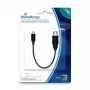 USB-kaapeli MediaRange MRCS168 0,2m Micro-USB B USB A musta