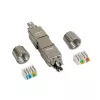 Johdinliitin LogiLink MP0057 Cat.6A Cat.7 Cat.7A metallinen