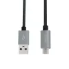 USB-kaapeli LogiLink CU0132 1m USB A Micro-USB A harmaa