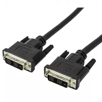 DVI-kaapeli Techly ICOC-DVI-8050 5 m DVI-D musta