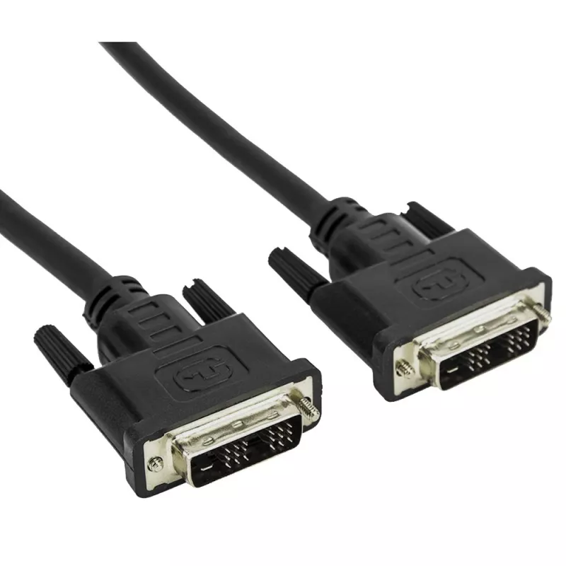 DVI-kaapeli Techly ICOC-DVI-8050 5 m DVI-D musta