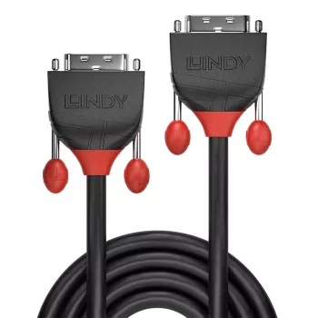 Lindy 1m DVI-D Single Link kaapeli, Black Line