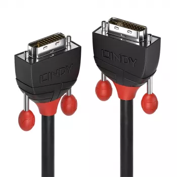 Lindy 2m DVI-D Dual Link kaapeli, Black Line