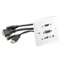 Kehyslevy Lindy Multi AV 60220 HDMI VGA USB A 3,5 mm