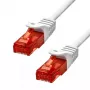 Ethernet-kaapeli ProXtend CAT6 RJ-45 U/UTP 7 m valkoinen