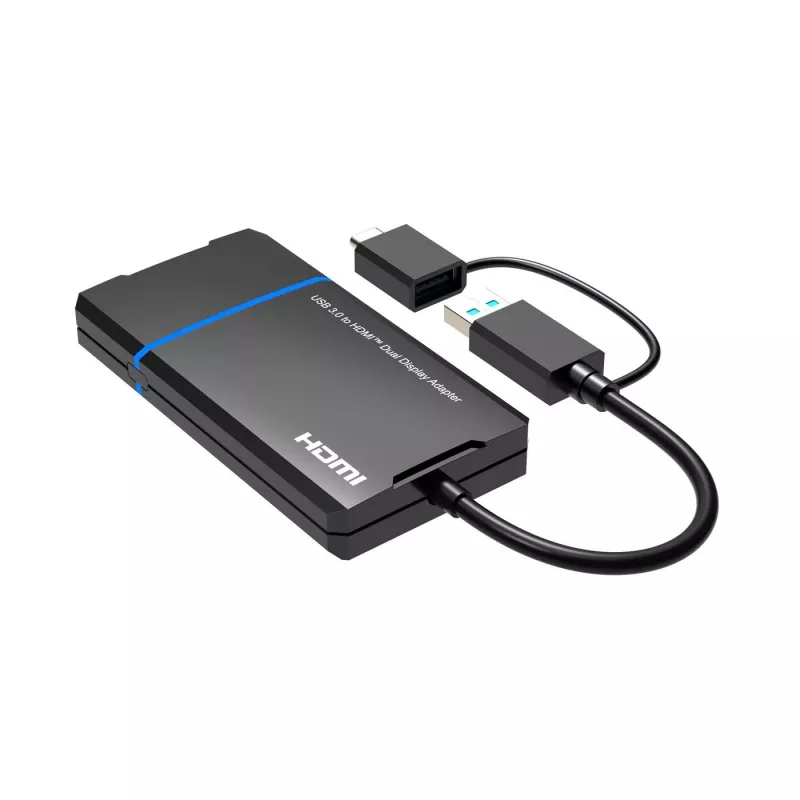 Microconnect USB 3.1 Type-C - HDMI -sovitin MC-USB3.1CHDMIX2-2IN1