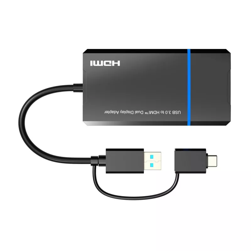 Microconnect USB 3.1 Type-C - HDMI -sovitin MC-USB3.1CHDMIX2-2IN1