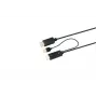 Microconnect HDMI-DP-CON3 videokaapelisovitin 3 m HDMI tyyppi A (Standard) DisplayPort musta