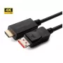Microconnect MC-DP-HDMI-10004K DisplayPort-kaapeli 10 m musta