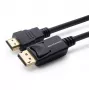 Microconnect MC-DP-HDMI-500 videokaapelisovitin 5 m DisplayPort musta