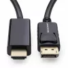 Microconnect MC-DP-HDMI-500 videokaapelisovitin 5 m DisplayPort musta