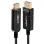 Lindy 20 m kuitu-hybridikaapeli DisplayPort 1.2 - HDMI 18G