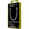 USB-C-kaapeli Sandberg Survivor 0,2 m 100 W musta valkoinen