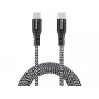 USB-C-kaapeli Sandberg Survivor 2M 100W musta valkoinen