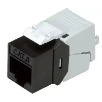 Keystone-rasia ROLINE Cat.6/Class E ohut RJ-45 suojaamaton musta