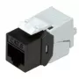 Keystone-rasia ROLINE Cat.6/Class E ohut RJ-45 suojaamaton musta