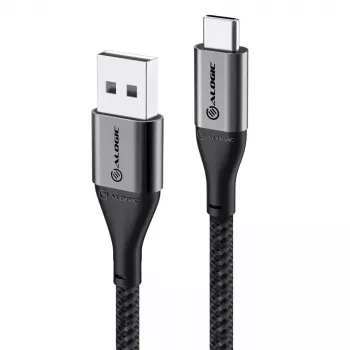 USB-kaapeli ALOGIC ULCA2030-SGR 0,3 m USB 2.0 harmaa