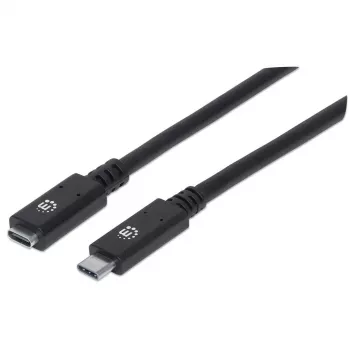 USB-C-jatkokaapeli Manhattan 50 cm uros-naaras