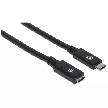 USB-C-jatkokaapeli Manhattan 50 cm uros-naaras