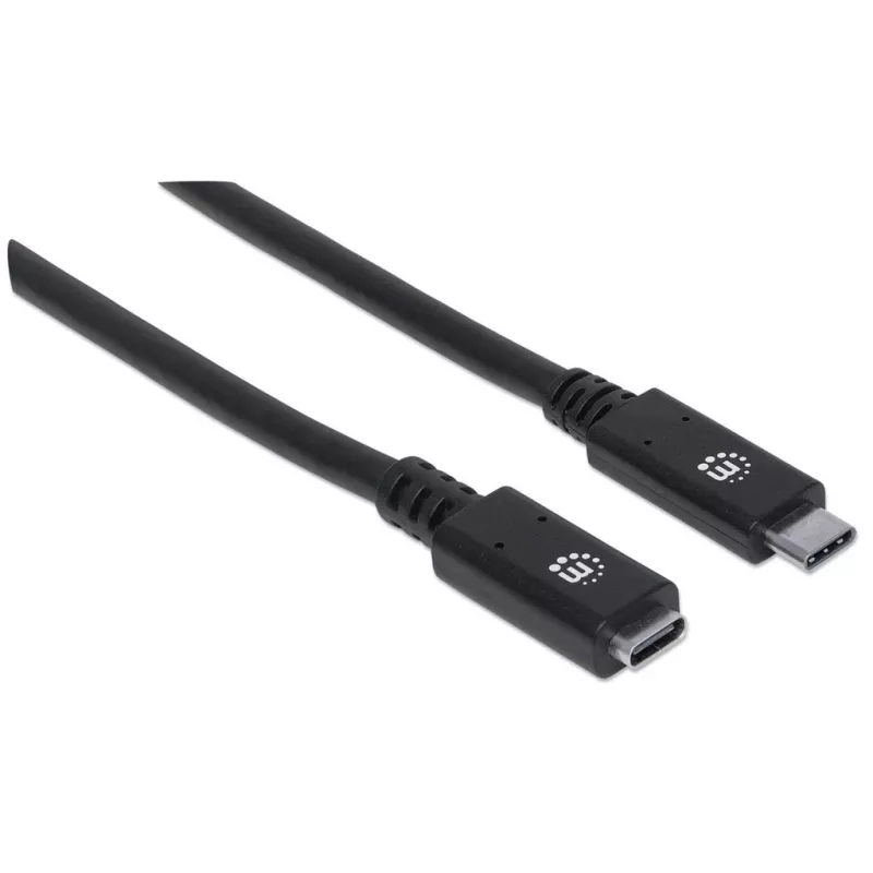 USB-C-jatkokaapeli Manhattan 50 cm uros-naaras