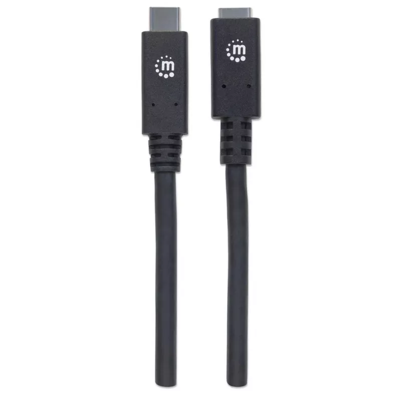 USB-C-jatkokaapeli Manhattan 50 cm uros-naaras